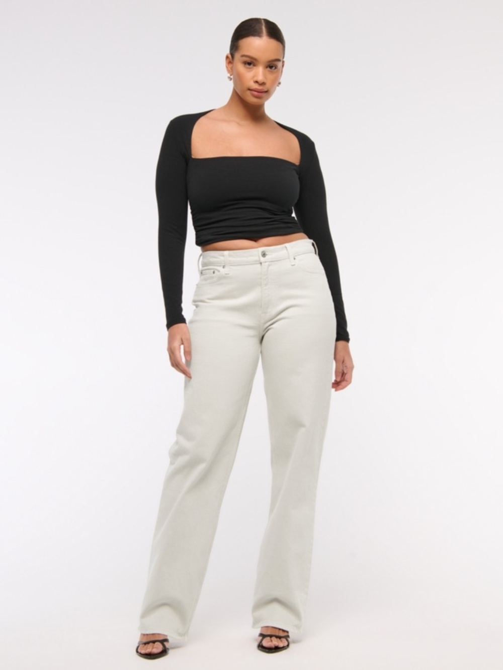 Abercrombie Curve Love Baggy Jeans